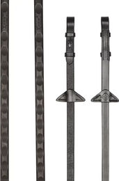 Produktbild von LeMieux Magna Grip Zügel für Pferde aus Gummi für Vollblut in Schwarz oder Braun