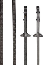 Produktbild von LeMieux Magna Grip Zügel für Pferde aus Gummi für Vollblut in Schwarz oder Braun