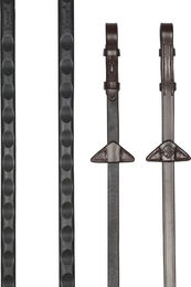 Produktbild von LeMieux Magna Grip Zügel für Pferde aus Gummi in Braun Größe M