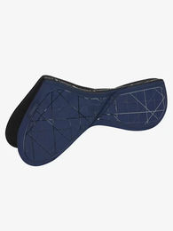 LeMieux Matrix Support Euro Jump Sattelpad Halbkissen Blau Größe L – Bild 1 von 2