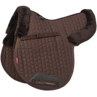 Produktbild von LeMieux Merino+ GP Numnah Satteldecke für Pferde aus Wolle in Braun Größe M