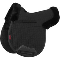 Produktbild von LeMieux Merino+ GP Numnah Satteldecke für Pferde in Schwarz