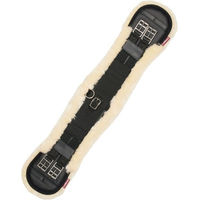 Produktbild von LeMieux Merino+ Integrated Mono Girth Dressurgurt aus Wolle Schwarz/Natur 75 cm
