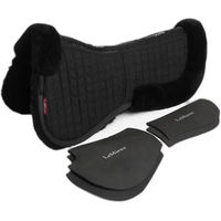 Produktbild von LeMieux Merino+ ProSorb 2 Pocket Half Pad Sattelpad Schwarz Größe M