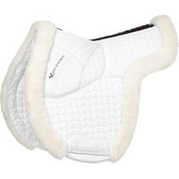 Produktbild von LeMieux Merino+ ProSorb Hunter Sattelunterlage aus Wolle Weiß Größe M