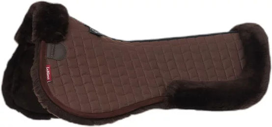 LeMieux Merino+ Sattelpad aus Wolle in Braun Größe L – Bild 1 von 3