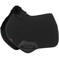 Produktbild von LeMieux Merino+ Square Satteldecke für Pferde aus Wolle in Schwarz Größe L