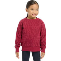 Produktbild von LeMieux Mini Casey Fleece-Pullover für Mädchen mit Rundhalsausschnitt in Rot Größe 5/6 Jahre