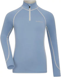 LeMieux Mini Classique Reitshirt für Kinder in Blau Größe 140 – Bild 1 von 2