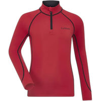 Produktbild von LeMieux Mini Classique Reitshirt für Kinder Sommer Base Layer Rot 7/8 Jahre