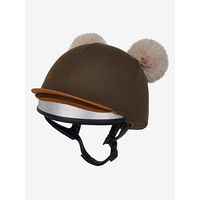 Produktbild von LeMieux Mini-Doppel-Pom-Mütze aus Seide in Braun