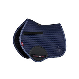 LeMieux Mini Jump Suede Square Sattelunterlage für Ponys aus Wildleder in Blau – Bild 1 von 1