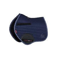 Produktbild von LeMieux Mini Jump Suede Square Sattelunterlage für Ponys aus Wildleder in Blau