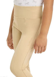 Produktbild von LeMieux Mini Pull On Reitleggings für Kinder in Beige aus Nylon Größe 128