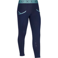 Produktbild von LeMieux Mini Reitleggings mit Vollbesatz für Kinder navy/aloe Größe 104