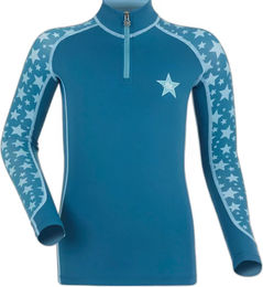 Produktbild von LeMieux Mini Reitshirt für Kinder in Blau Ganzjährig Größe 3/4 ans