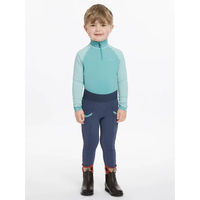 Produktbild von LeMieux Mini Reitshirt für Kinder langarm Türkis Größe 9/10 Jahre