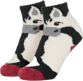 Produktbild von LeMieux Mini Reitsocken für Kinder Winter Socken Weiß Bunt Größe 22,5/25,5