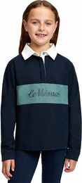 LeMieux Mini Roman Rugbyshirt T-Shirt für Mädchen Navy Größe 140 – Bild 1 von 1