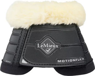 LeMieux Motionflex Hufglocken für Pferde mit Fleecekante in Schwarz – Bild 1 von 2
