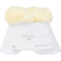 Produktbild von LeMieux Motionflex Hufglocken für Pferde mit Fleecekante in Weiß
