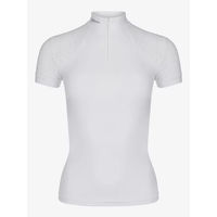 Produktbild von LeMieux Olivia Reitturnier-Poloshirt Damen Blau Weiß UK10