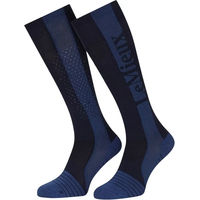 Produktbild von LeMieux Performance Reitsocken für Kinder mit Silikon-Grip in Blau Größe 34/35