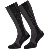 Produktbild von LeMieux Performance Reitsocken für Kinder mit Silikon-Grip in Grau Größe 34/35