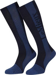 Produktbild von LeMieux Performance Reitsocken mit Silikon-Grip Unisex Blau Größe 36/40