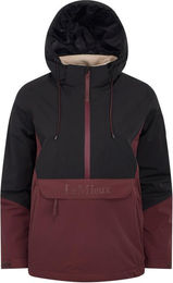 LeMieux Phoebe Half Zip Teddy Anorak Damen wasserdicht Black/Bramble Größe 42 – Bild 1 von 1