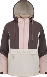 LeMieux Phoebe Half Zip Teddy Anorak Damen wasserdicht Wild Rose Größe 38 – Bild 1 von 1