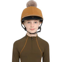 Produktbild von LeMieux Pippa Toque für Reithelm Damen Braun