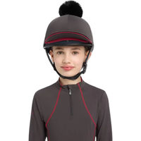 Produktbild von LeMieux Pippa Toque für Reithelm Damen Schwarz Stoff