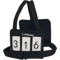 Produktbild von LeMieux Plastron und nummerierte Startnummer für Plüschtier