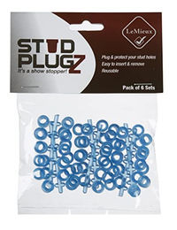 LeMieux Plugz Ohrstecker aus Gummi Blau 6 Stück – Bild 1 von 4