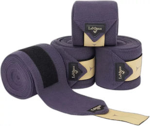 Produktbild von LeMieux Polobänder Fleece Gamaschen für Warmblut Pferde in Blau und Lila