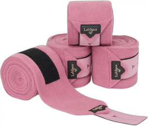 Produktbild von LeMieux Polobänder Gamaschen aus Fleece in Rosa für Warmblut