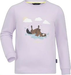 Produktbild von LeMieux Poppy Sweatshirt für Kinder aus Baumwolle Lila
