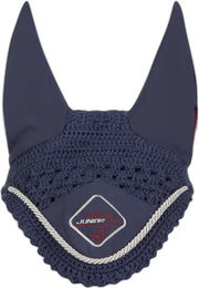 Produktbild von LeMieux Pro Fliegenhaube für Ponys aus Lycra in Blau