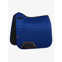 Produktbild von LeMieux Pro Sport Suede Dressur Schabracke für Pferde Blau S/M