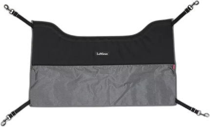 LeMieux Pro Stable Guard Boxentür-Gurt mit starken Clips in Schwarz – Bild 1 von 6