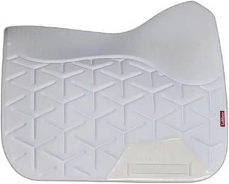 LeMieux ProForm Moulded Dressage Schabracke aus Bio-Bambus in Weiß Größe L – Bild 1 von 2