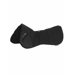 Produktbild von LeMieux ProSorb Plain 3 Pocket Quilted Half Pad Sattelunterlage Schwarz Medium