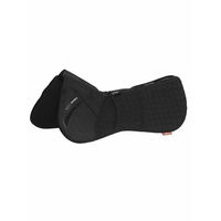 Produktbild von LeMieux ProSorb Plain 3 Pocket Quilted Half Pad Sattelunterlage Schwarz Medium