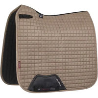 Produktbild von LeMieux ProSport Dressur-Sattelunterlage aus Kunstleder in S/M Braun oder Beige