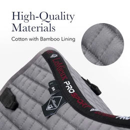 LeMieux Prosport Dressurschabracke aus Baumwolle Marineblau S/M – Bild 1 von 3