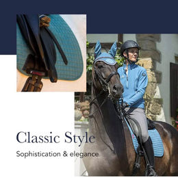 LeMieux ProSport Dressurwinkel Square aus Baumwolle Größe L – Bild 1 von 4