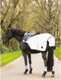 LeMieux Reflective Exercise Ausreitdecke für Pferde aus Fleece in Größe L – Bild 1 von 4