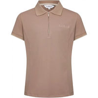 Produktbild von LeMieux Reit-Poloshirt für Mädchen in Braun und Beige Größe 7/8 Jahre
