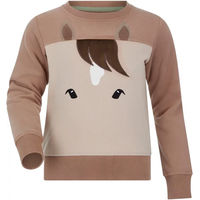 Produktbild von LeMieux Reit-Sweatshirt für Kinder aus Baumwolle in Grau oder Beige Größe 5/6 Jahre